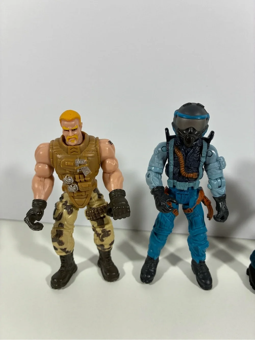 Vintage 2005 Lanard CORPS Military Soldier Action Figures Lot of 4 Scuba Soldier